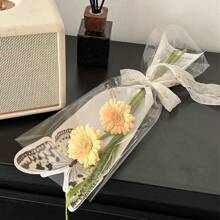 5pcs Butterfly Design Single Stem Flower Wrapping Bags, Bouquet Sleeves - Multicolor - View 4