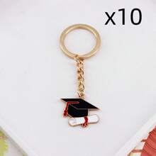 Bộ quà tặng móc khóa tốt nghiệp 15 chiếc - Móc khóa kim loại khắc chữ ý nghĩa kèm thiệp cảm ơn, thiết kế đa năng phù hợp cho lễ tốt nghiệp, chủ đề lễ hội, hình chữ nhật, quà tặng kỷ niệm đặc biệt, phụ kiện xe hơi, móc khóa túi xách, dây đeo túi xách phong cách Gothic Y2K, có ngăn đựng thẻ ID, phụ kiện xe hơi, móc khóa túi xách, quà Giáng sinh. - nhiều màu sắc - Xem 5