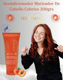 Acondicionador Matizador Para Cabello Cobrizo TERRAMAR / 200grs - Naranja Quemada - Ver 1
