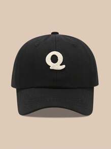 1pc Women/Men 26 Letters Baseball Cap Sun Hat, Suitable For Outdoor Daily Wear & Sunscreen