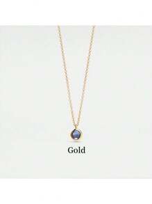 1pc Customized Photo Projection Necklace, Angel's Tear Stainless Steel Pendant With Personalized Photo Inside, Mother's Day Gift - Angel Tears - View 9