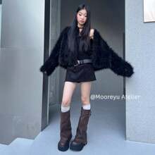 Women Western Boots - Brown - View 3