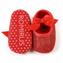 Infant Girl Moccasins Princess Sparkly Mary Jane Dresses Shoes Premium Lightweight Soft Sole Crib Shoes Toddler Shoes
