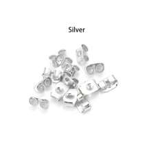 200pcs/Pack Simple & Fashionable Metal Butterfly Earplug Ear Caps, DIY Handmade Jewelry Accessories
