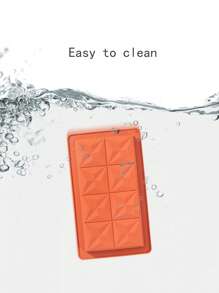 1/2pcs 3D Silicone Rectangle Chocolate Bar Mold, Non-Stick DIY Dessert Baking Mould For Chocolates & Candies, Bakery Tool Accessories