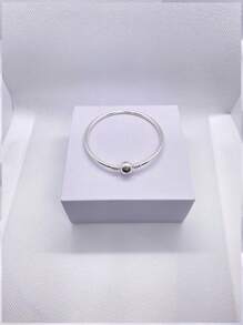 2 pièces Bracelet pendentif à tête ronde en bouton de mode pour femmes, os de serpent, convient pour un assortiment quotidien, cadeau de vacances parfait pour les femmes
