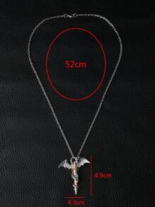 Những người đàn ông thời trang và được ưa chuộng Phương Tây Dragon & Sword Mặt dây chuyền vòng cổ hợp kim để làm quà tặng trang sức và cho một vẻ ngoài sành điệu - Nhiều màu - Xem 4