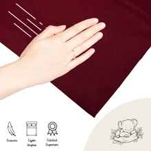 Sabanas Matrimonial 1800 Hilos Tacto Algodon Egipcio - Rojo violeta - Ver 2