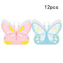 Set de 12 cajas de regalo con diseño de mariposa, decoración de mesa para boda, decoración central para fiestas, meriendas, Día de San Valentín, Día de la Madre (colores aleatorios)