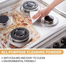 Multifunctional Cleaning Powder Clean Kitchenware Remove Rust Kitchen Heavy Oil Stain Stove Hood Clean