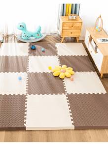 Family Living Floor Foam Mat, Ideal Gift, Colorful Seamless Splicing For Multiple Uses, Create And Build A Safe Game Area Interlocking Puzzle, Can Build A Variety Of Shapes, Indoor And Outdoor Puzzle Game Mat, And Floor, Waterproof And Stain-Resistant, Suitable For Home Floor Decoration, Gym Floor, Outdoor Activities, Holiday PARTY Gatherings, Wedding Activities