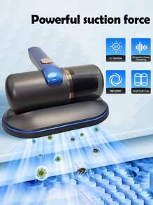 Portable Multi-Function Dust Mite Vacuum Cleaner, Mattress Vacuum Cleaner With UV Light, Allergen Removal, Strong Suction, Cordless Handheld Vacuum For Office, Home, Car