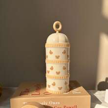 1pc Portable Milk Powder Dispenser Box, Airtight Moisture-Proof Cartoon Baby Food Storage Container - Multicolor - View 10