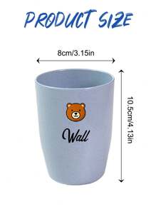 Reusable Drinking Cups,Mouthwash Cup Unbreakable Reusable Drinking Cup For Adult,Wheat Straw Unbreakable Cup - Multicolor - View 4