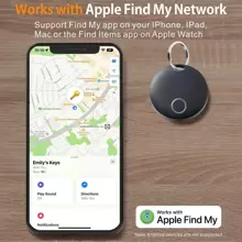 بطاقة ذكية برو ، جهاز تعقب الحقيبة متوافق مع تطبيق "أبل إيجاد" (لنظام التشغيل iOS فقط) ، جهاز العثور على المفاتيح ، الأمتعة ، الحقيبة ، المحفظة ، مقاوم للماء بمعيار IP67 ، حزمة واحدة