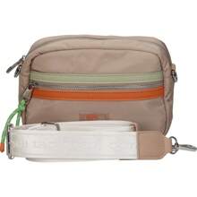 Coronel Tapiocca Colonel Tapiocca, mittelgroße Umhängetasche für Damen – Beige Handtasche mit Details – Schultertasche mit Reißverschluss – Mehrere Fächer – Elegant – Modisch – Modell 0RV1100004 - Beige - Übersicht 1