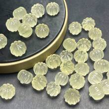 1pic Natural Citrine Pumpkin Pendant/Hole