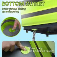 1pc Foldable Cutting Board Set - Collapsible Dishwasher-Friendly Prep Bowl, Built-In Fruit/Vegetable Strainer & Non-Slip Base - 8.5QT Kitchen Sink Organizer With Knife - Space-Saving For RVs, Apartments, Camping Trips - Viral Spring Kitchen Hack, Camping Essentials 2025