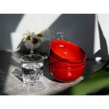 Cuenco de cerámica para cereales, apto para microondas, lavavajillas y congelador, plato de porcelana para sopa, pasta, ensalada, avena