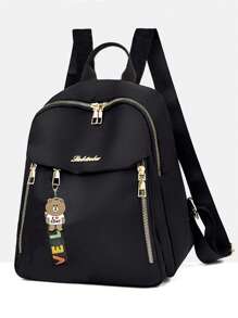 Backpack For School Season - Men's Style - Simple One-Piece Large Capacity Travel Backpack - Suitable For Both Men And Women As A Casual Bag - Multicolor - View 9