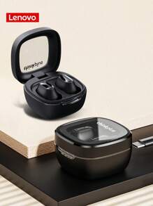 Lenovo 原装 XT62 TWS 耳机 无线耳塞 低延迟耳机 HiFi 运动耳机 带麦克风 高清通话 - 黑色 - 查看 4