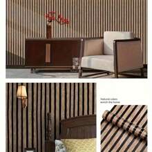 1 Roll, Wood Grain Grid Self-Adhesive Removable PVC Wallpaper, Home Decor Sticker, Suitable For Kitchen, Bedroom, Living Room Countertop Wall Art Bedroom Decor Stickers Home Decor Living Room Wall Paper Wall Stickers Party Decorations Living Room Decor Office Decor Home Decor Items Wall Decor Bathroom Decor Room Decoration Stuff House Decor Wallpapers - Many - View 17