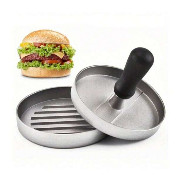 1 Stück manueller antihaftbeschichteter Hamburger Presse Patty Hersteller, geeignet für Heimküchen Pfannkuchen Hersteller mit Burger Patty Form, Küchenutensilien, Kochgeschirr, Küchenausstattung, Lebensmittelzubereitung, Camping, Fleisch, Geflügel, Raumdekoration, Organisation, Party