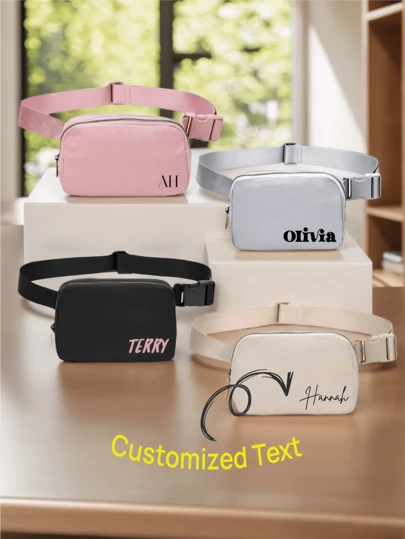 Personalised Crossbody Bag,Personalized Belt Bag, Custom Belt Bag, Purse, Crossbody Belt Bag, Women's Belt Bag, Personalized Belt Bag, Custom Women Gift For Birthday Gift,School Supplies Gift For Men Dad Gifts Father Gifts Present Men Gifts