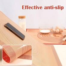 Esterilla de silicona antideslizante para repostería (tamaño extra grande, 28 pulgadas x 20 pulgadas), apta para tapete de horno, encimera, amasado, forro del horno, fondant/masa para tartas. - 36" de largo x 24" de ancho - Ver 6