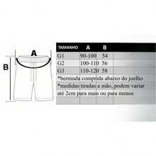 Tactel Plus Size Bermuda Shorts With Plain Elastane For Men - 深灰色 - 查看 3