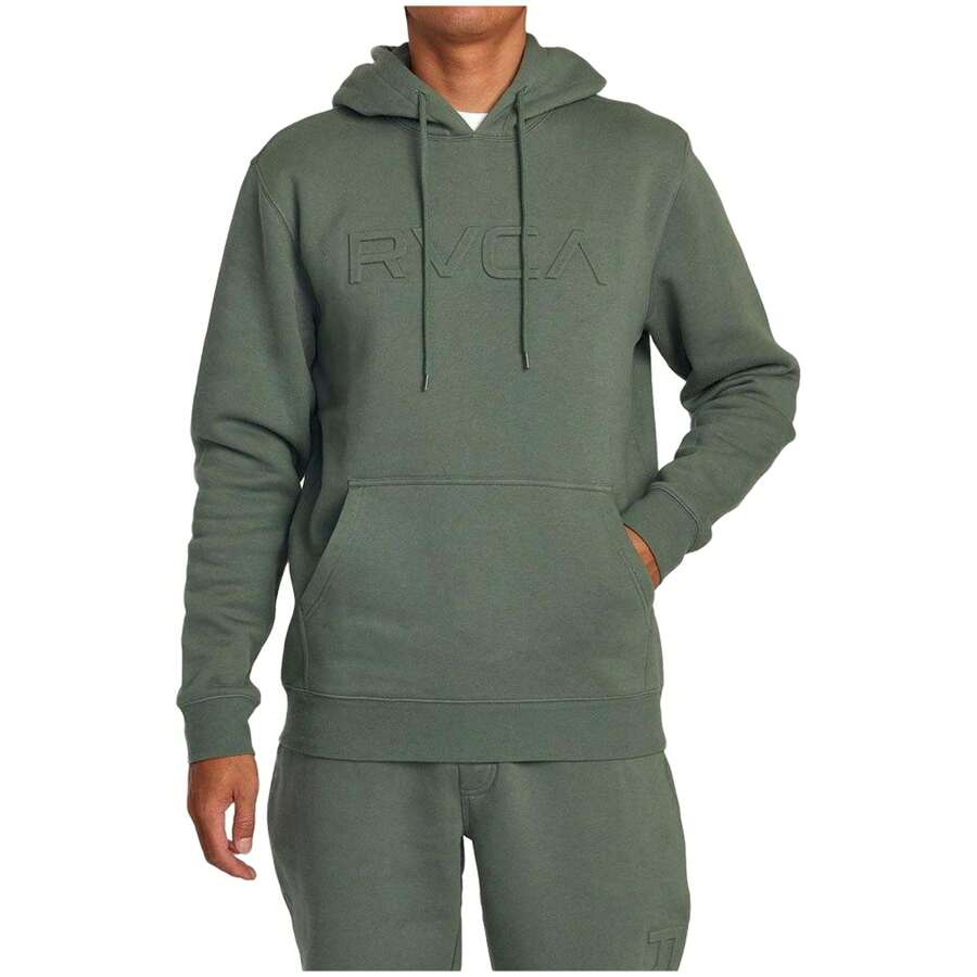 RVCA Hoodie Embossed voor Man in kleur Groen ✅ Levering binnen 3-5 dagen