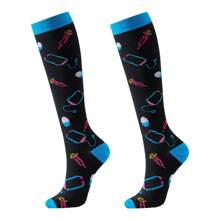 1/6 双女士时尚及膝护士袜 - 彩色 - 查看 7