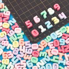 10/30/50pcs Mixed Multi-Color Resin Alphabet Letters, Flat Bottom, Mini ABCD English Style, For DIY Jewelry Making, Earrings, Phone Cases, Hair Accessories, Keychains, Charms Decoration