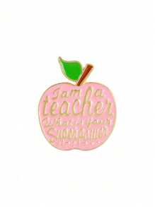 1 Stück ideale Apfel Brosche, 4-farbiger Apfel Emaille Pin, Schmuckaccessoire geeignet als Festivalgeschenk