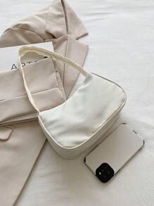 1PC Custom Shoulder Bag With Personalized Name Or Holiday Message. Solid Color Cat Pattern Custom Design Versatile High-End Girl's Shoulder Bag. Lightweight Coin Purse, Perfect For Girl's Bags - Style 1 - View 4