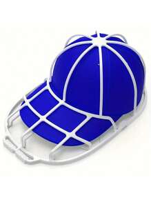 One Piece Plastic Baseball Cap Cleaner, Space Saving DIY Folding Black/White Cap Rack For Washing Machine, Baseball Cap Cleaner, Removable High Quality Baseball Cap Cleaning Rack, Keeps Its Shape Hat Washing Bag Hat Wash Bag Laundry Bag Anti-Distortion Washer Hat Convenient Wash Bag Machine Washable Mesh Pocket For Home Use - Multicolor - View 13