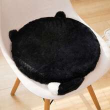 1pc Cartoon Cat Slow Rebound Memory Foam Seat Cushion, Anti-Slip Removable Round Chair Pad, Foot Pillow Gifts Birthday Graduation Office Chair Chair Cushion