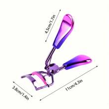 2pcs Eyelash Curler Stainless Steel One Time Definition Wide Angle Curler, Curl Eyelash Curler Topical Electroplated Handle Stainless Steel Eyelash Curler Non-Slip Eyelash Curler