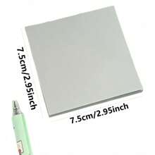 1 pieza Libreta creativa para niños de color liso y nota adhesiva cuadrada de 7.5 * 7.5