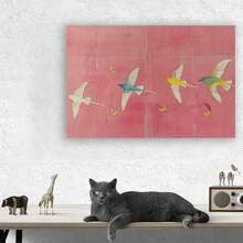 Framed Vibrant Color Block Abstract Canvas Art - Modern Wall Decor For Living Room, Bedroom, Office - Wood Framed, Indoor Use - Perfect Home Gift & Holiday Decoration, 2D, Perfect For Room Decor