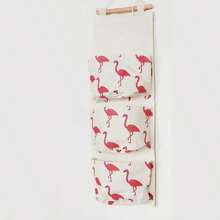 1 Bolsa de almacenamiento multifuncional montada en la pared - Percha con 3 bolsillos espaciosos, caja de almacenamiento multifuncional para armario, dormitorio, baño, dormitorio estudiantil, bolsa colgante para libros, bolsa de almacenamiento para el desorden del dormitorio, el regalo perfecto para la familia, la abuela y la madre