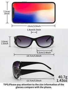 1 Stück unisex Schild Schmetterling modisch zweifarbige Y2K bunte Retro Straßenmode Modebrillen für Urlaub, Sommer Strand, Outdoor, Reisen - Verschiedenfarbig - Übersicht 12