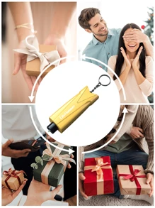 1PC Safety Hammer Car Window Breaker Seat Belt Cutter Two-In-One Window Breaker Car Life-Saving Broken Glass Escape Device Car Multi-Function Emergency Device Tool With For Land And Underwater Lightweight Car Keychain Bag Charms Essential Keychain For Outdoor Workers - Multicolor - View 10