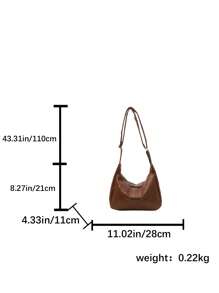 European And American Style Woven Rhombus Pattern Casual Large Capacity Commuter Retro Fashion Underarm Shoulder Bag