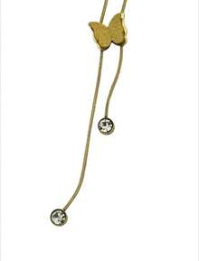 1 Piece Of Unique And Fashionable Style Necklace With Butterfly Figures To Give A Touch Of Elegance Or Sexy On Vacations Or Parties - 蝴蝶型 - 查看 3