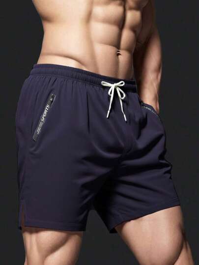 3" Men's Breathable Quick-Dry Basketball Training Gym Running Sports Shorts, Summer