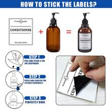 WCIC 16.9oz Glossy Brown Shampoo And Conditioner Dispenser Set,With Wall Mount Brackets Punch Hole Installation, Lotion Pump Bottles,Shower Soap Dispenser With Labels,Plastic,Refillable - Dish Soap Shampoo Conditioner Body Wash Dispenser For Bathroom Shower Wall Back To School - Multicolor - View 7