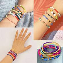 4000pcs Fashionable Glass Seed Bead Set, 3mm Multicolor Beads For Jewelry Making, DIY Bracelets, Necklaces, Handcraft - Fantasy, Love, Festival Themed, Beading Supplies