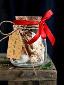 1/2/3/6/9/24 Pcs 100ml Small Pudding Bottle, High Temperature Resistant, Lucky Star Jar, Mini Glass Wishing Bottle, Bath Salt Jar, Facial Mask Jar, Dispenser Jar, Candle Dispenser Bottle, Jewelry Storage Bottle, Golden Bean Collection Bottle, Yogurt Bottle, Cork Jar With Lid, Mousse Cup - Multicolor - View 9