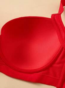 3 paquetes de ropa interior para mujer de talla grande, con sujetador push-up de cobertura total y aros, en varios colores brillantes, perfecto para el Día de San Valentín